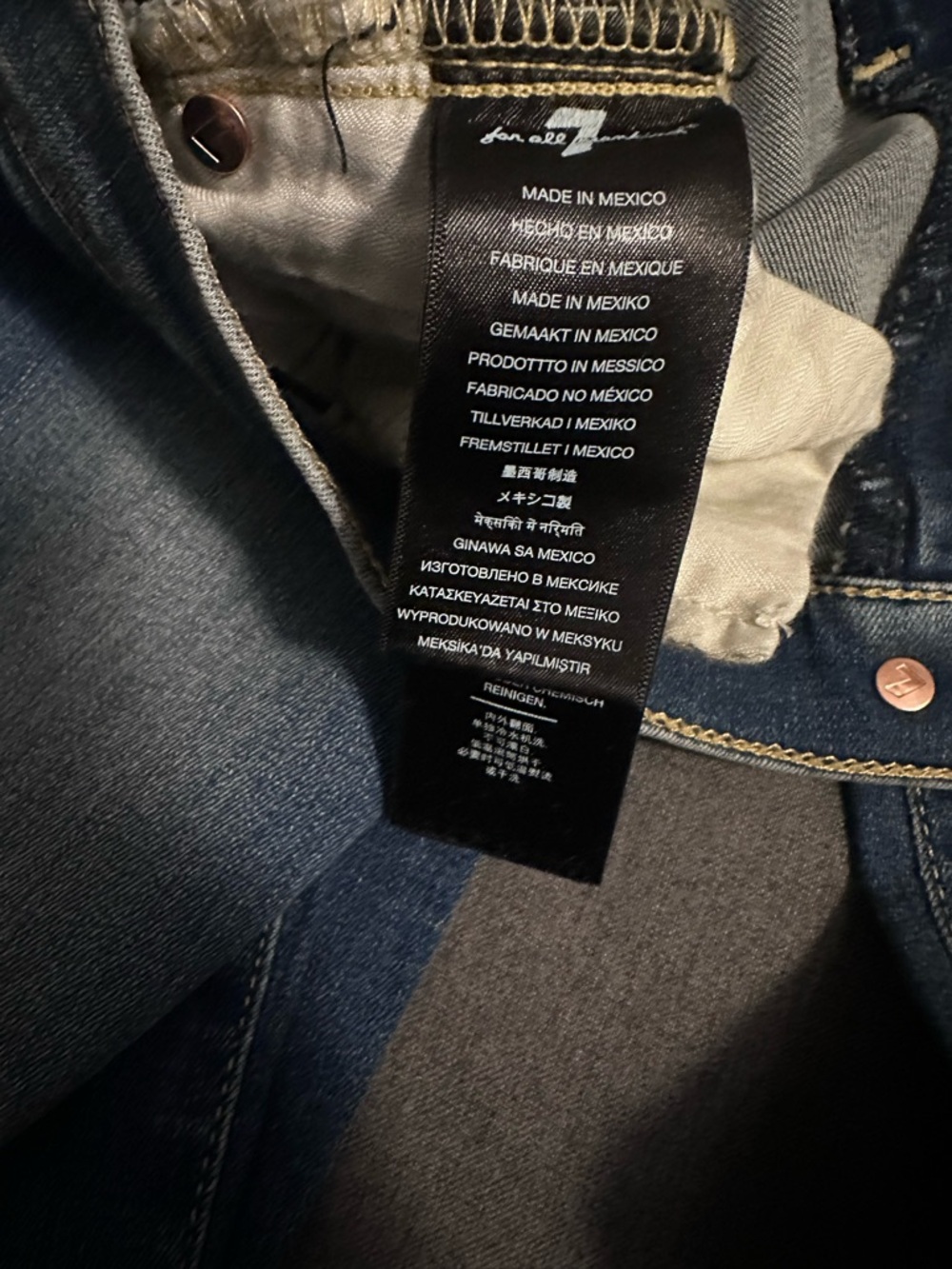 Women’s jeans  DOJO 7 for all mankind 27X34 - Picture 4 of 6